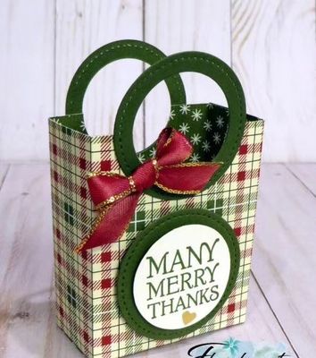 Imballaggio del regalo di Natale di promozione 4C delle borse di distributore di giornali di Kraft della mano 157gsm piccolo