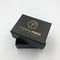 Black 2mm Cardboard Jewelry Gift Box PMS Luxury Ring Rigid Small Paper Cosmetic Packaging