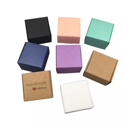 DIY che piega la scatola di carta di Mini Jewelry Packing Small Soap del contenitore di regalo di Kraft