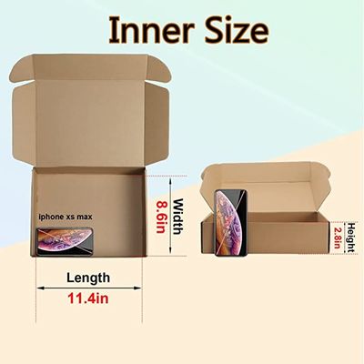 FSC C1S Grey Corrugated Cardboard Gift Boxes nessuna stampa