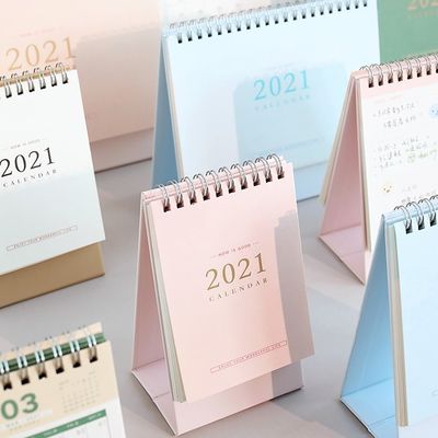 Stampa variopinta da tavolino mensile 2022 del calendario da scrivania del cartone piccola