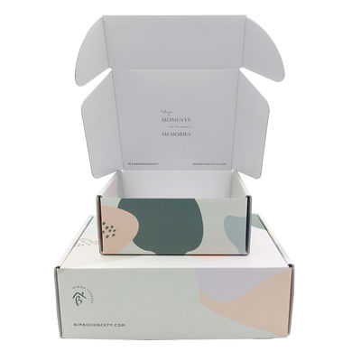 Stampa riciclabile di Matt Lamination Corrugated Mailing Box CMYK 4C